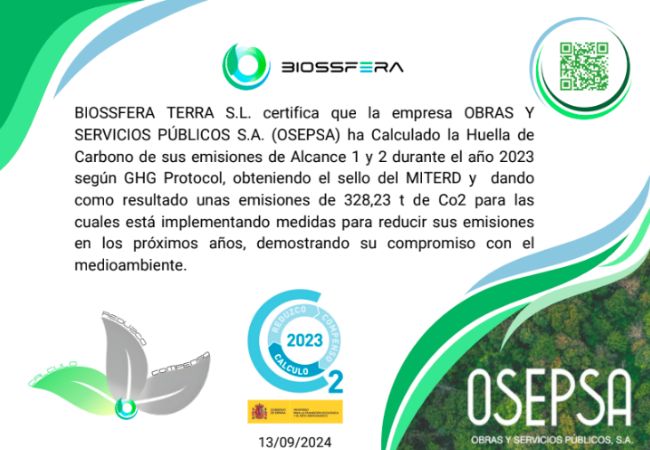 Certificado OSEPSA
